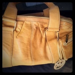 MICHAEL KORS camel handbag purse